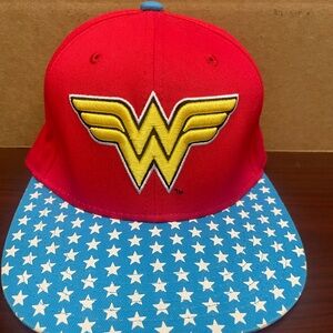 Wonder Woman DC Comics Baseball Cap Hat Stars Adjustable SnapBack Super Hero